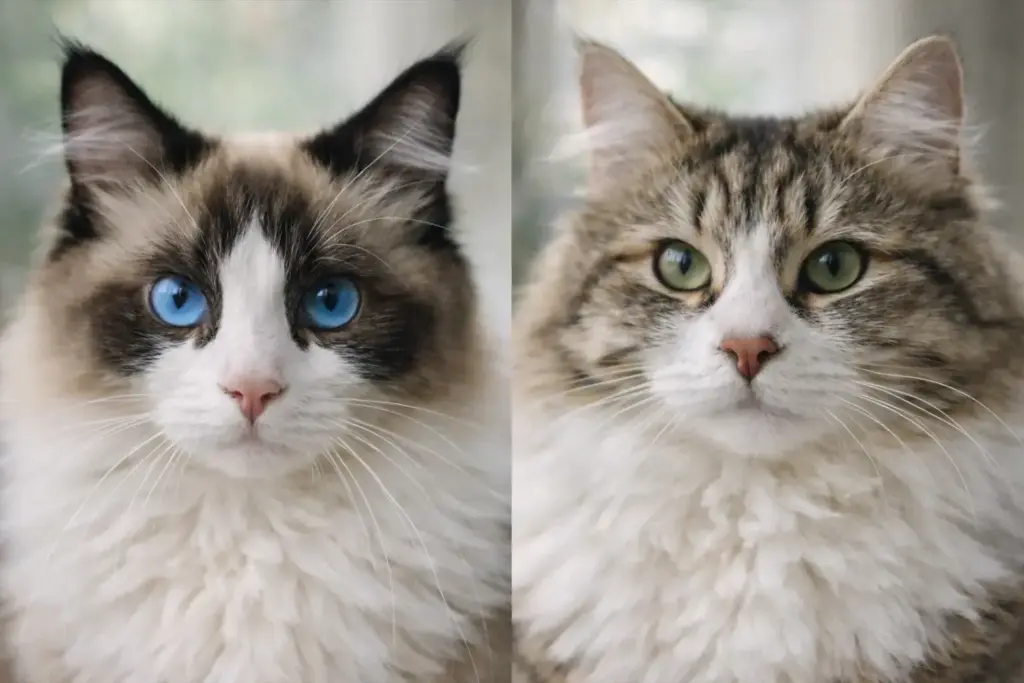 ラグドールとサイベリアン違い